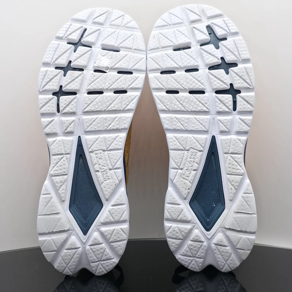 Techcore Hoka Mach Supersonic Men’s 8D Yellow Orange Running Shoes - Picture 3 of 13